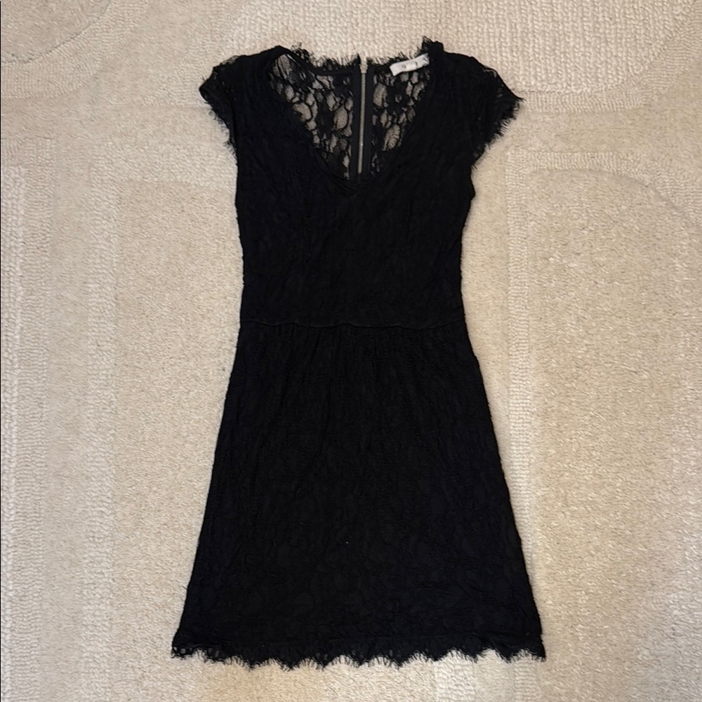 Elegant Black Lace Dress